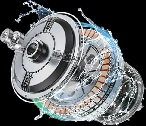 ALFA liquid-cooled motor illustration