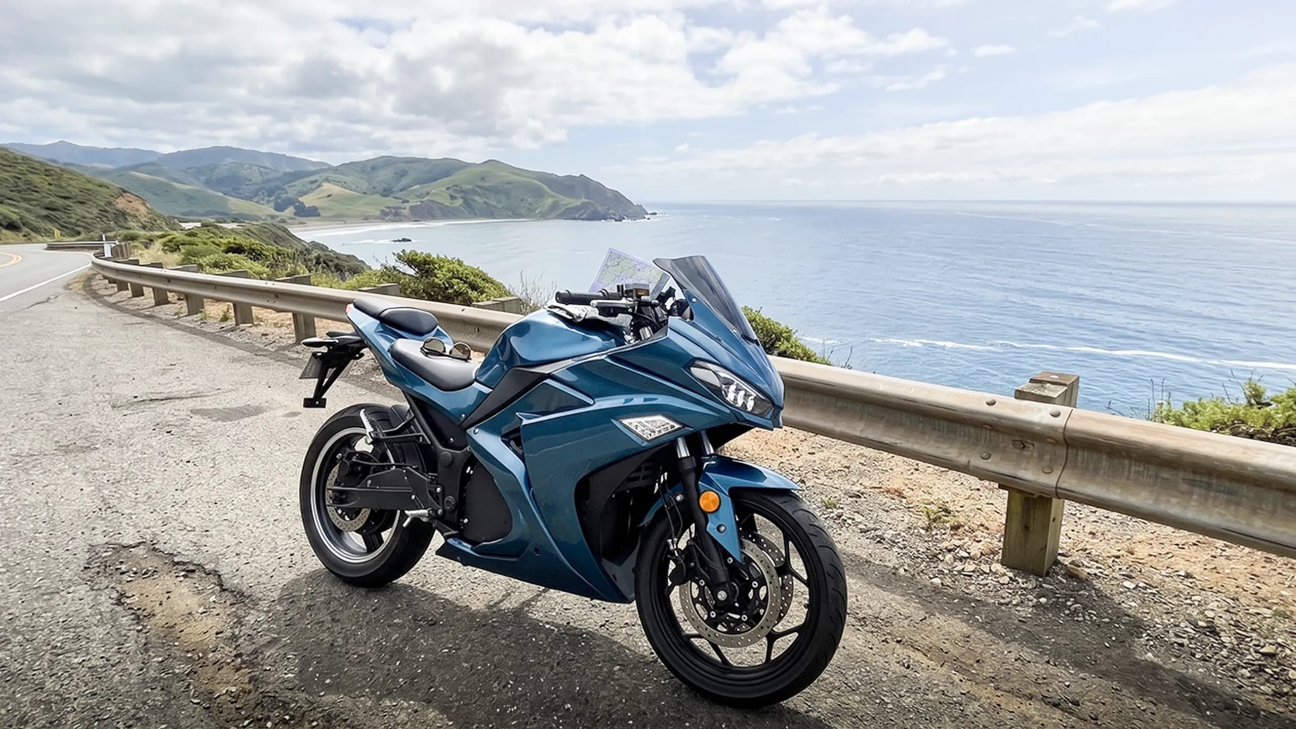 SPARK V2 (TV6) being ridden on the road