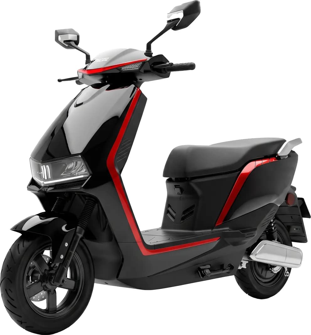 KAI PLUS in Nano Black with Red Lines